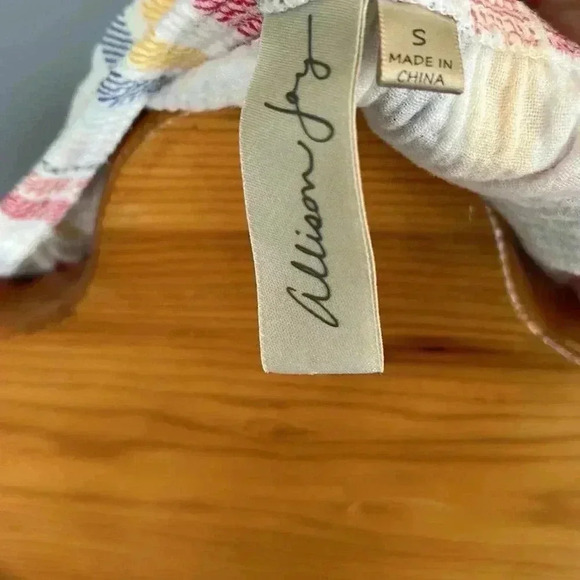 Allison Joy Evereve Striped Linen Top Size S - Picture 4 of 6